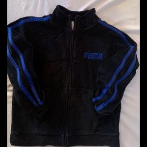 Boys , Puma Velour Jacket , Sz 6